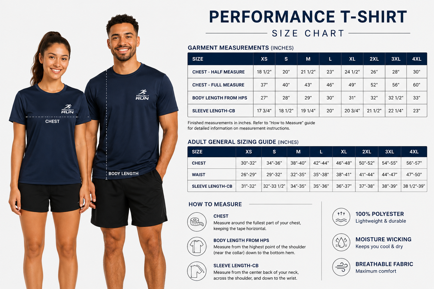 Project Run - Thought They Said Rum - Performance T-shirt