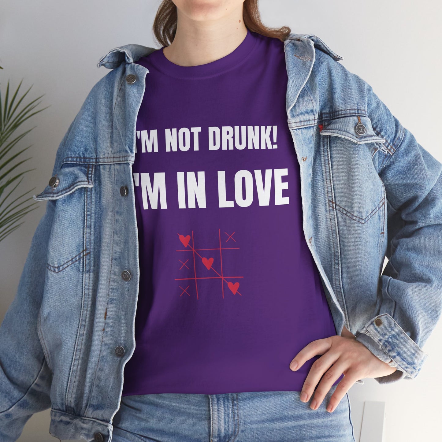 I'm not drunk, I'm in love! - Unisex Heavy Cotton Tee