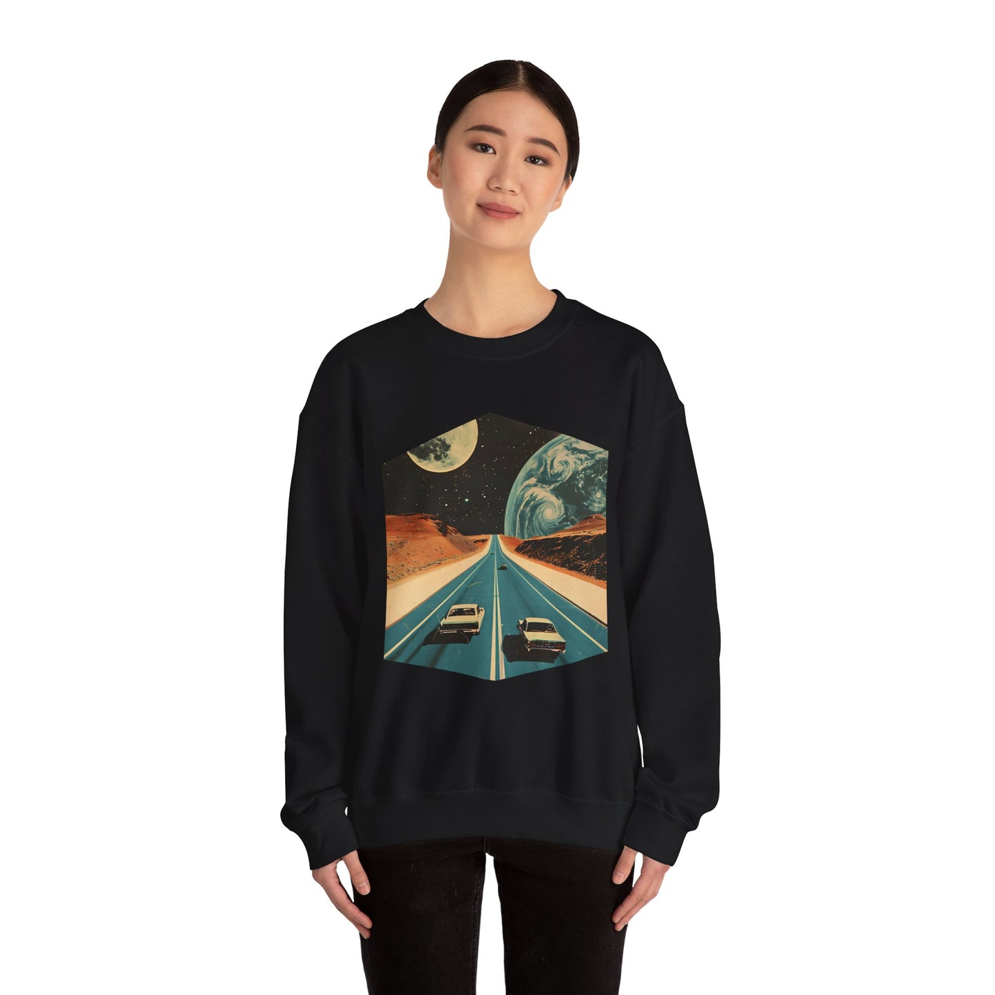 Vintage Space Highway Sweatshirt