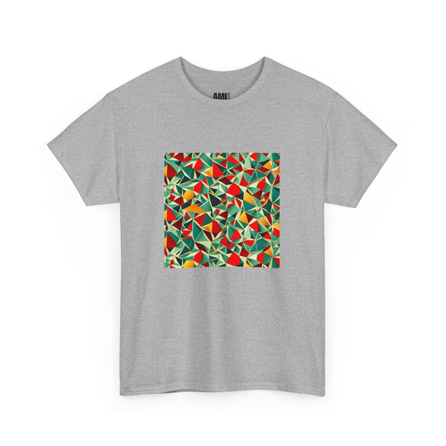 Colored mirror pattern - Unisex Heavy Cotton Tee