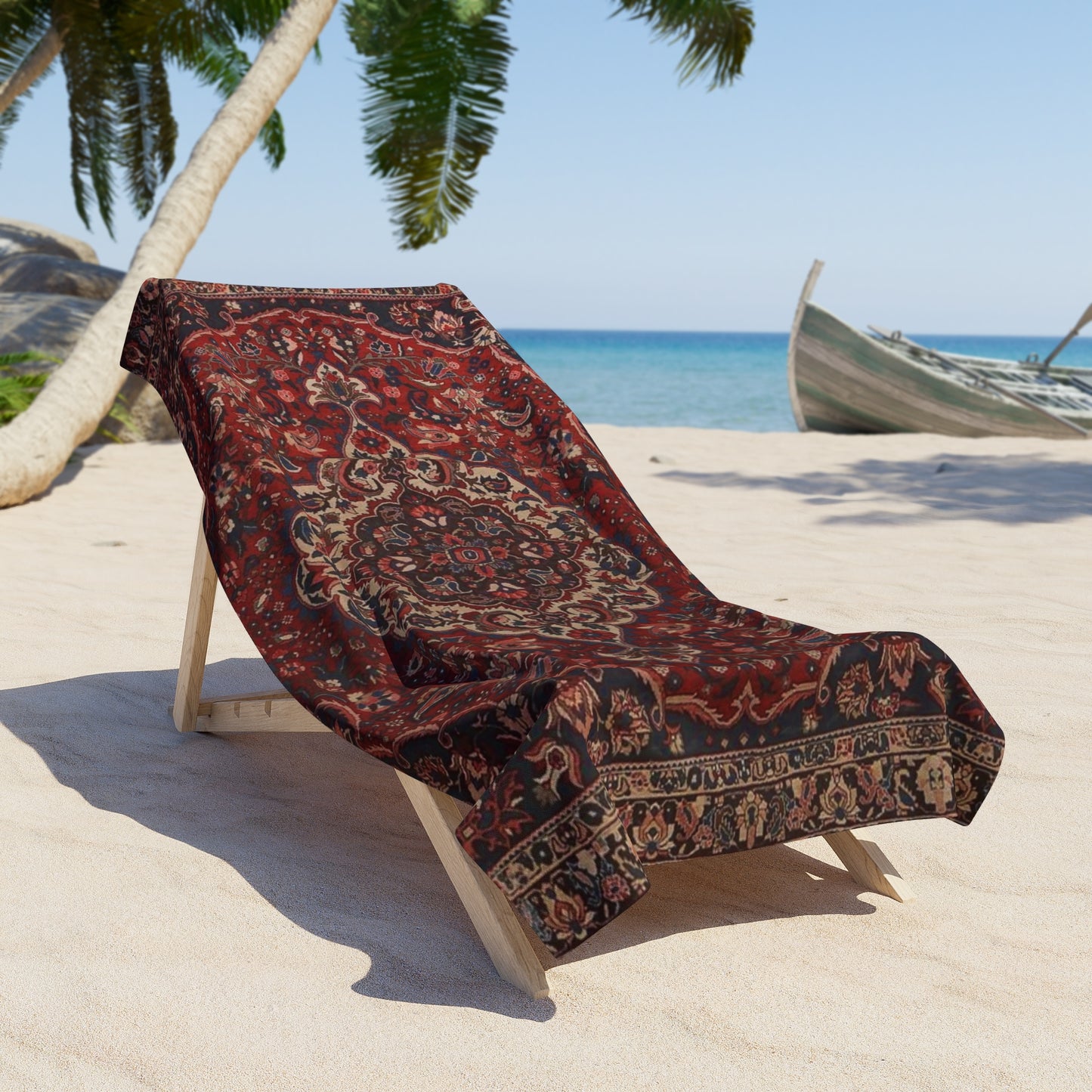 Beach Towel - Persian Carpet Design