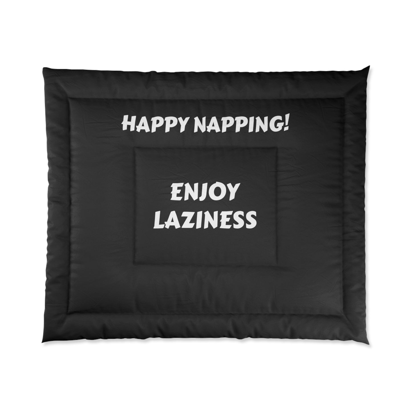 Happy napping ! - Black Comforteretzo