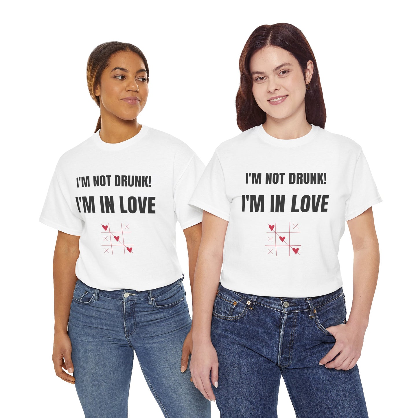 I'm not drunk, I'm in love! - Unisex Heavy Cotton Tee