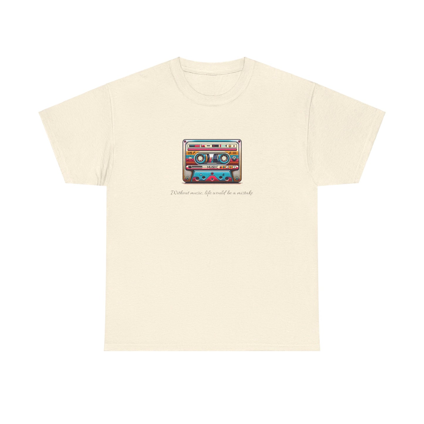 Musical Cassette - Unisex Heavy Cotton Tee