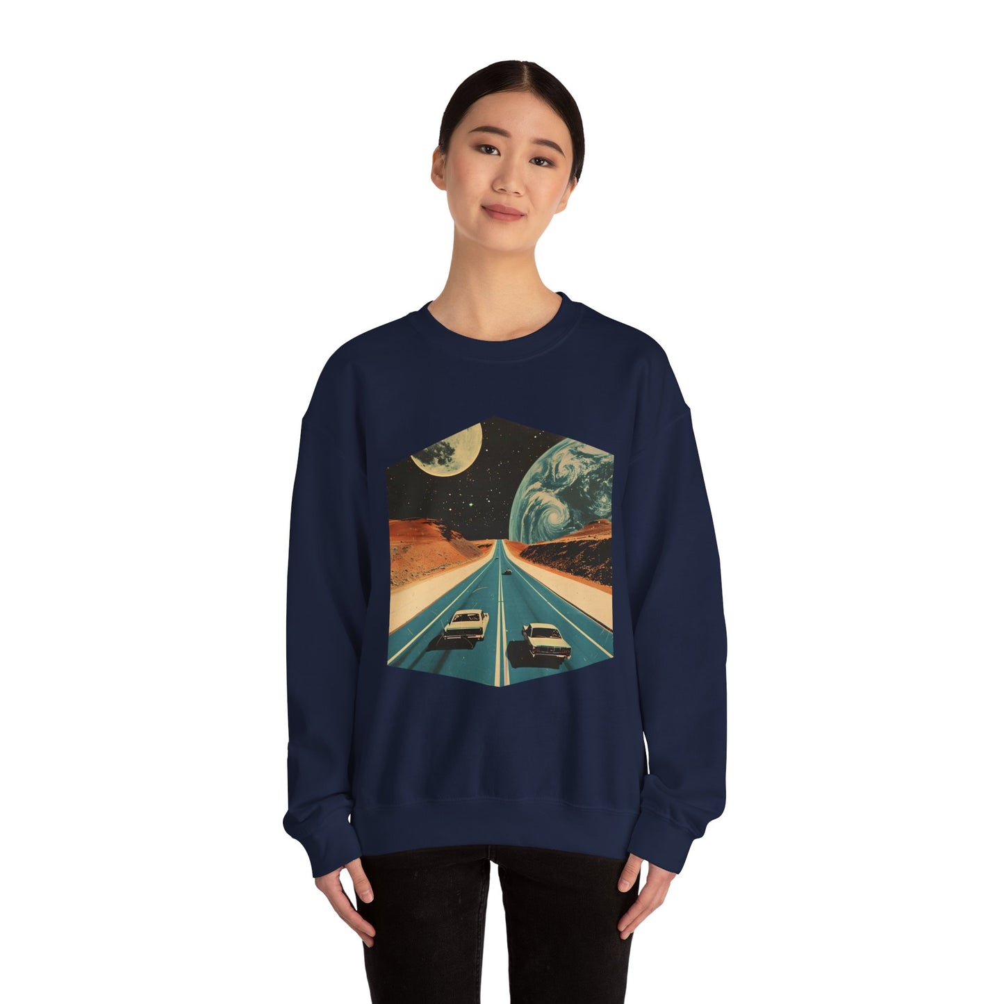 Vintage Space Highway Sweatshirt