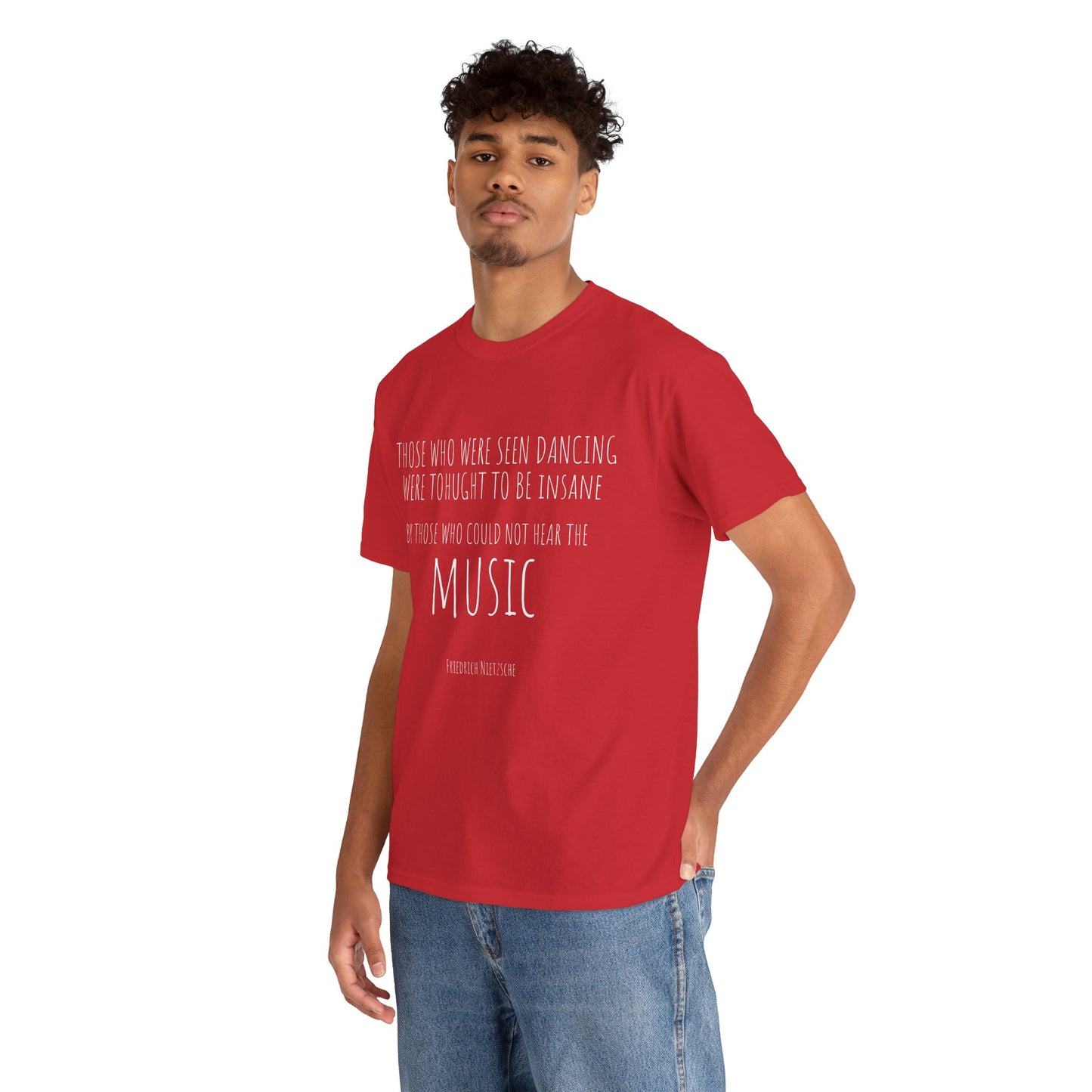 Those who were seen dancing - Unisex Heavy Cotton Tee