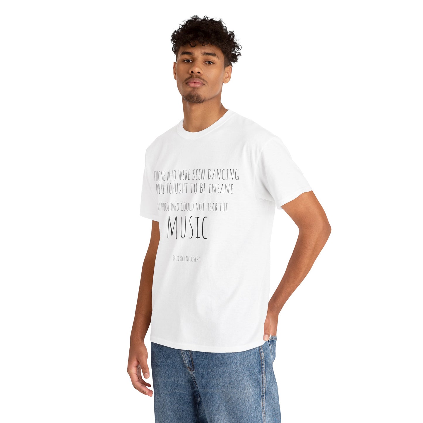 Those who were seen dancing - Unisex Heavy Cotton Tee