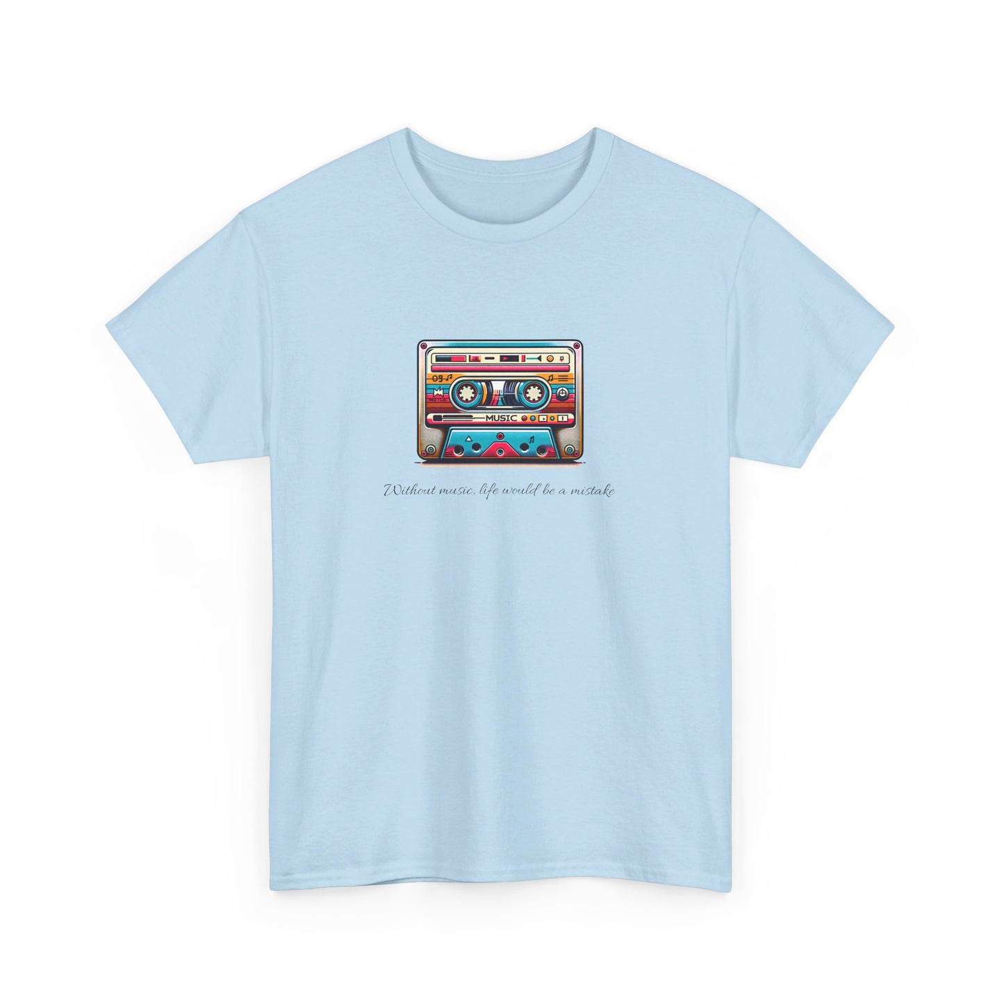 Musical Cassette - Unisex Heavy Cotton Tee