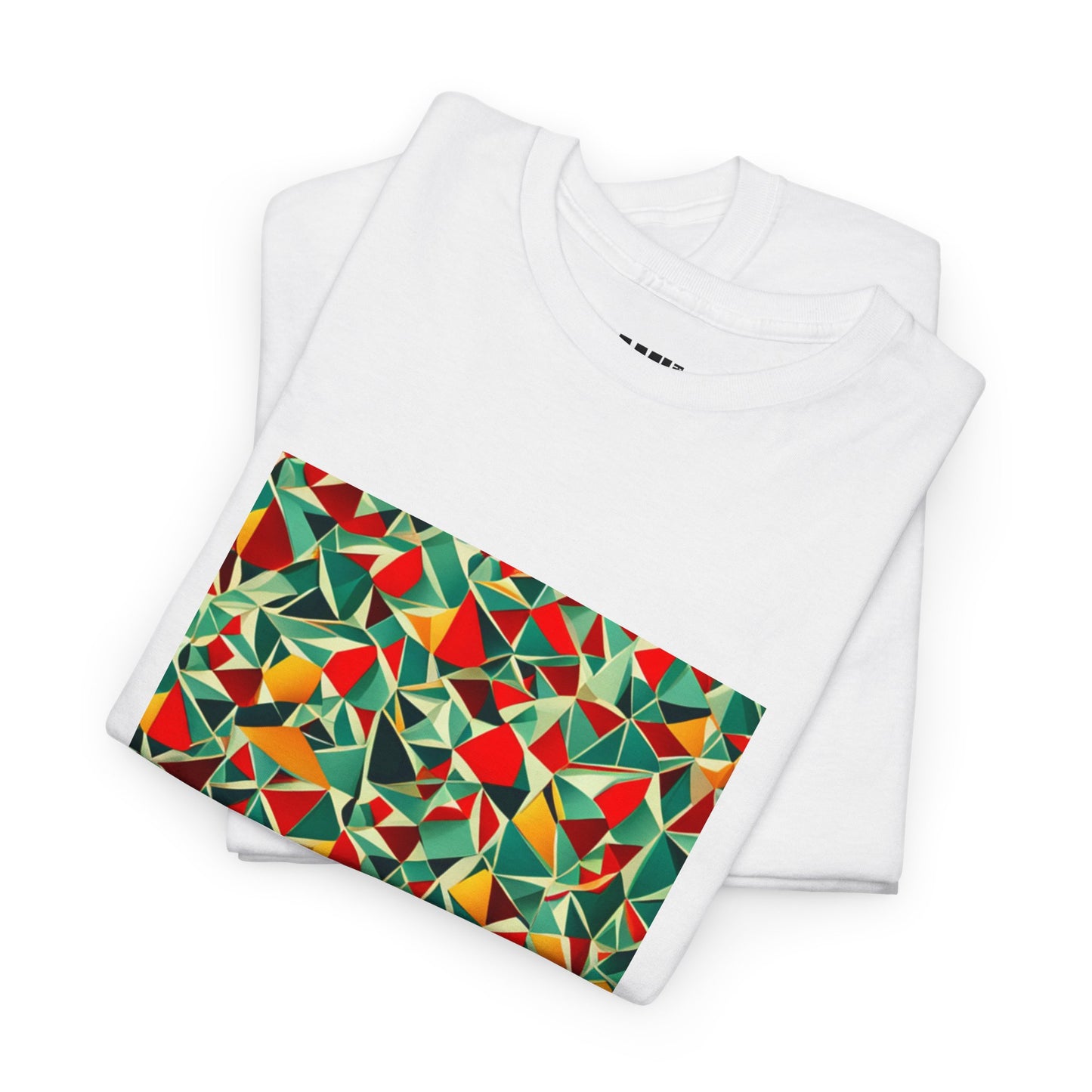 Colored mirror pattern - Unisex Heavy Cotton Tee