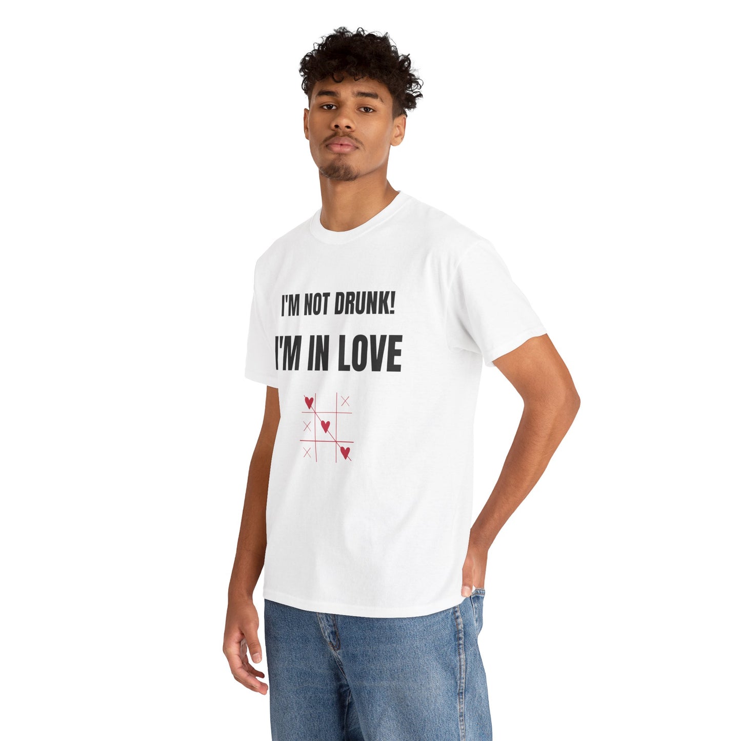 I'm not drunk, I'm in love! - Unisex Heavy Cotton Tee