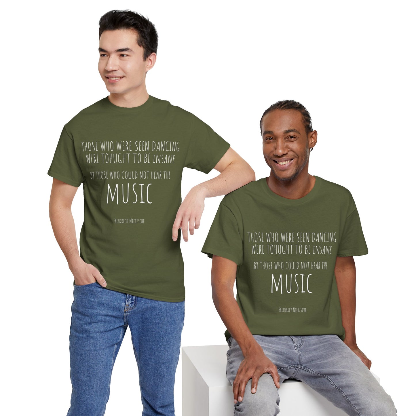 Those who were seen dancing - Unisex Heavy Cotton Tee