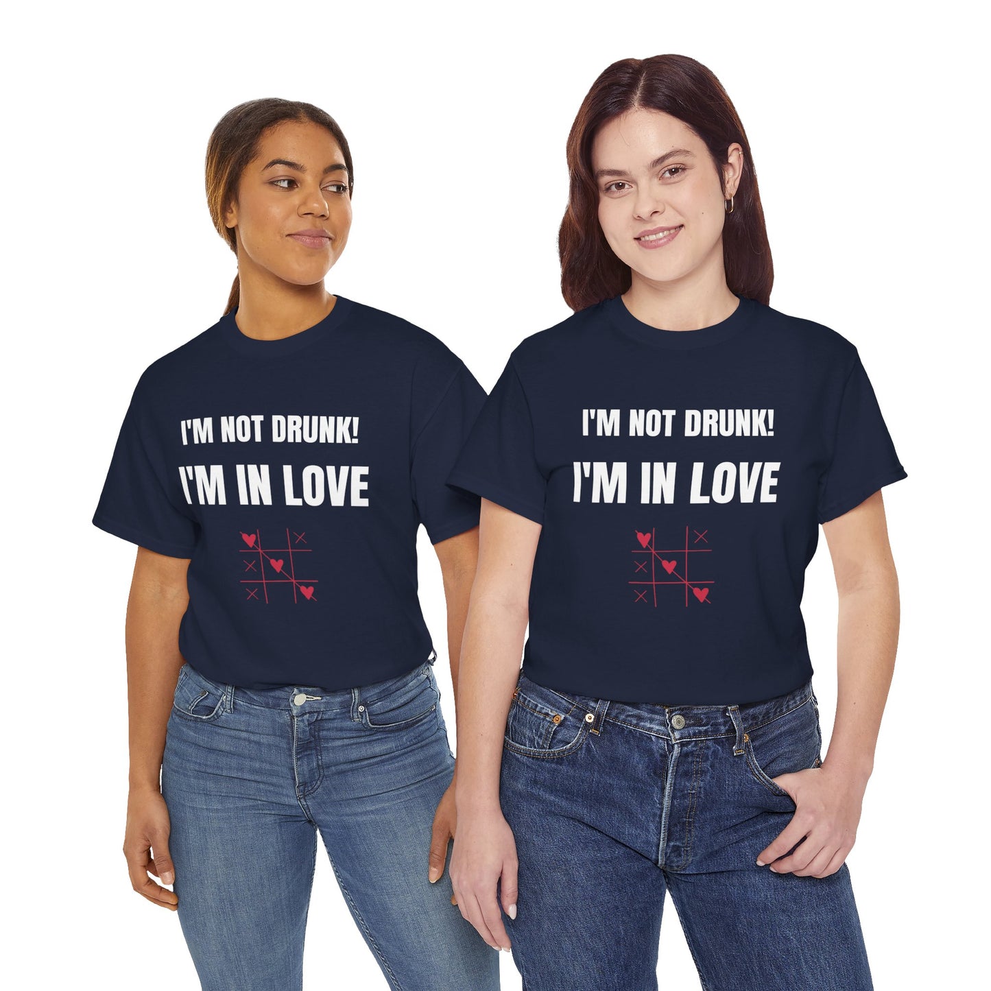 I'm not drunk, I'm in love! - Unisex Heavy Cotton Tee