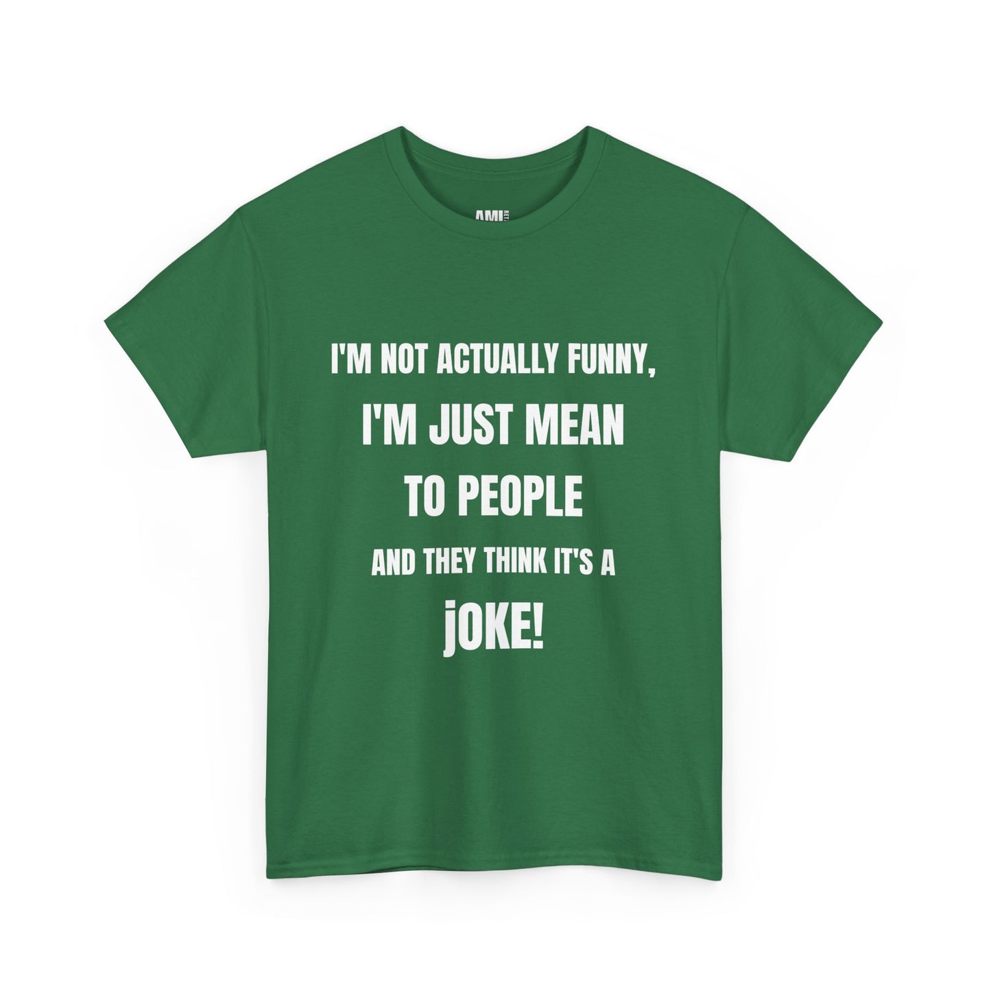 I'm not actually funny - Unisex Heavy Cotton Tee