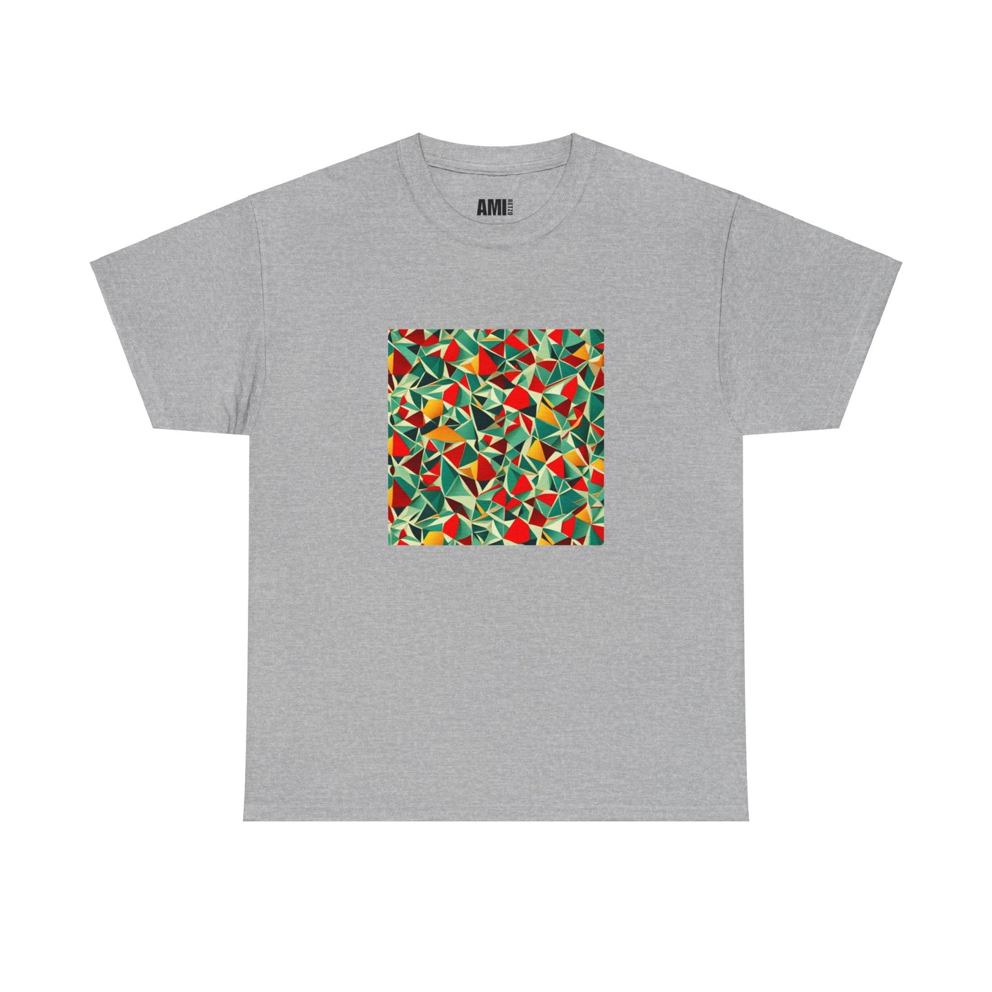 Colored mirror pattern - Unisex Heavy Cotton Tee