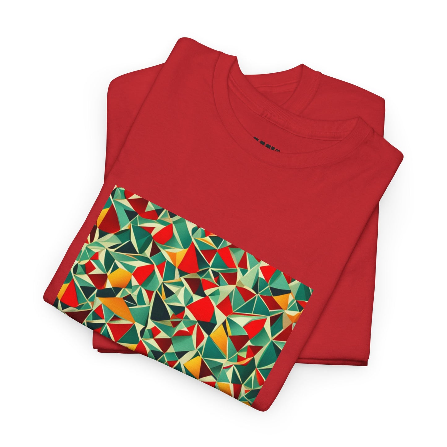 Colored mirror pattern - Unisex Heavy Cotton Tee