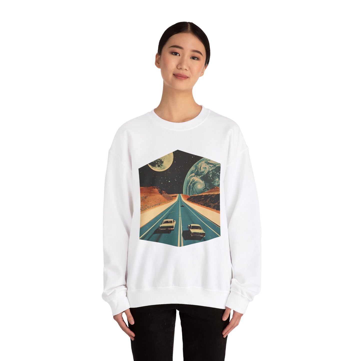 Vintage Space Highway Sweatshirt