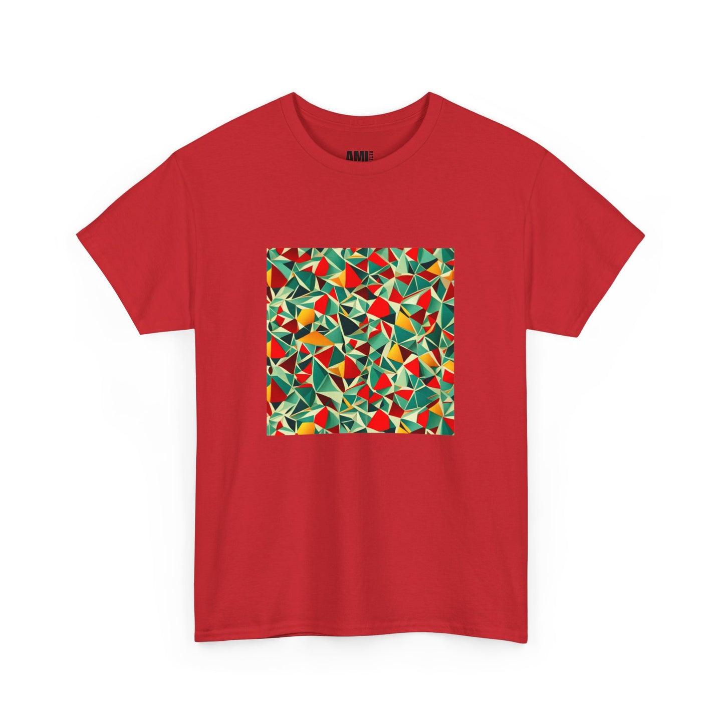 Colored mirror pattern - Unisex Heavy Cotton Tee