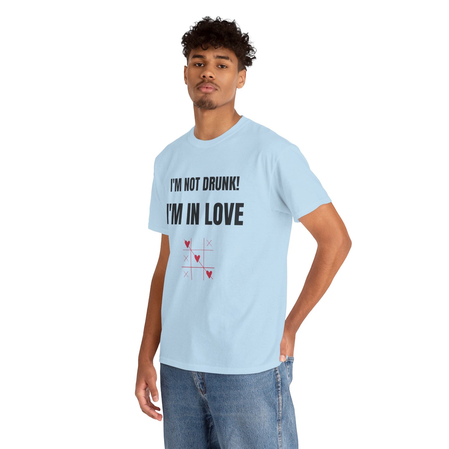 I'm not drunk, I'm in love! - Unisex Heavy Cotton Tee