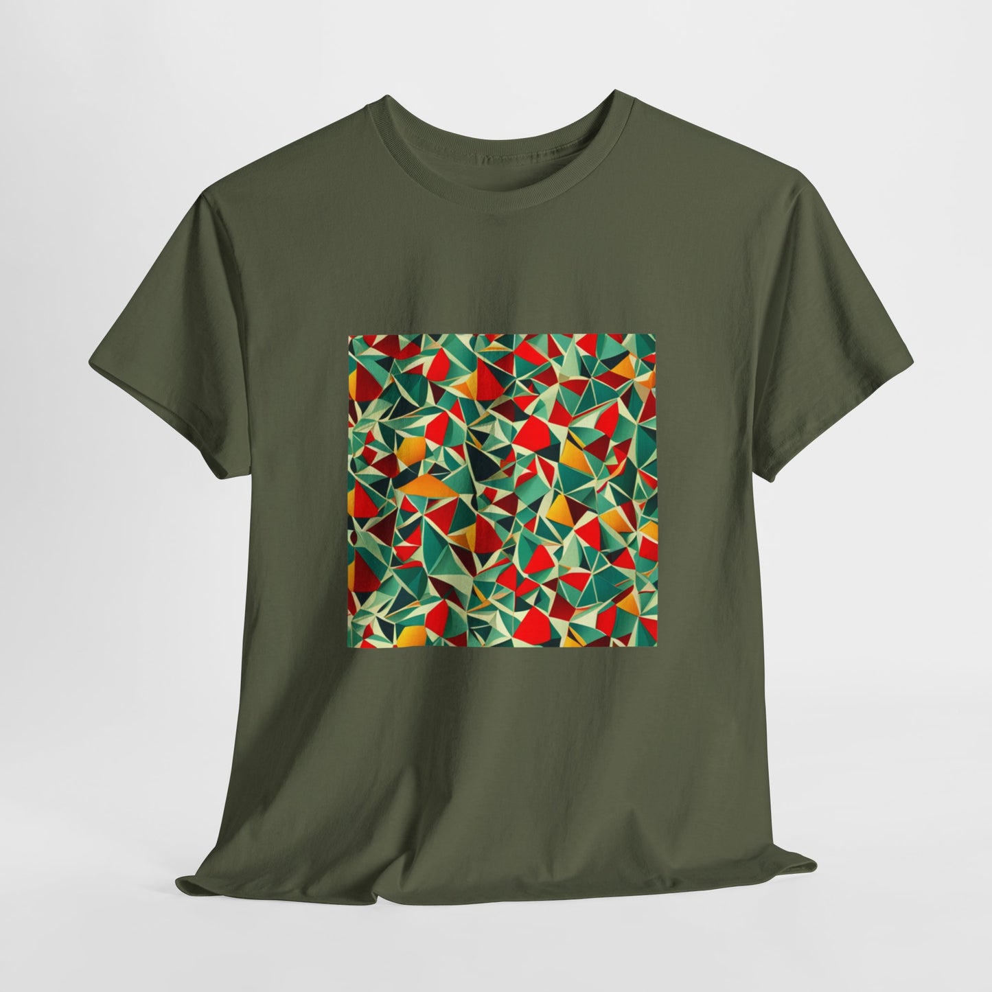 Colored mirror pattern - Unisex Heavy Cotton Tee