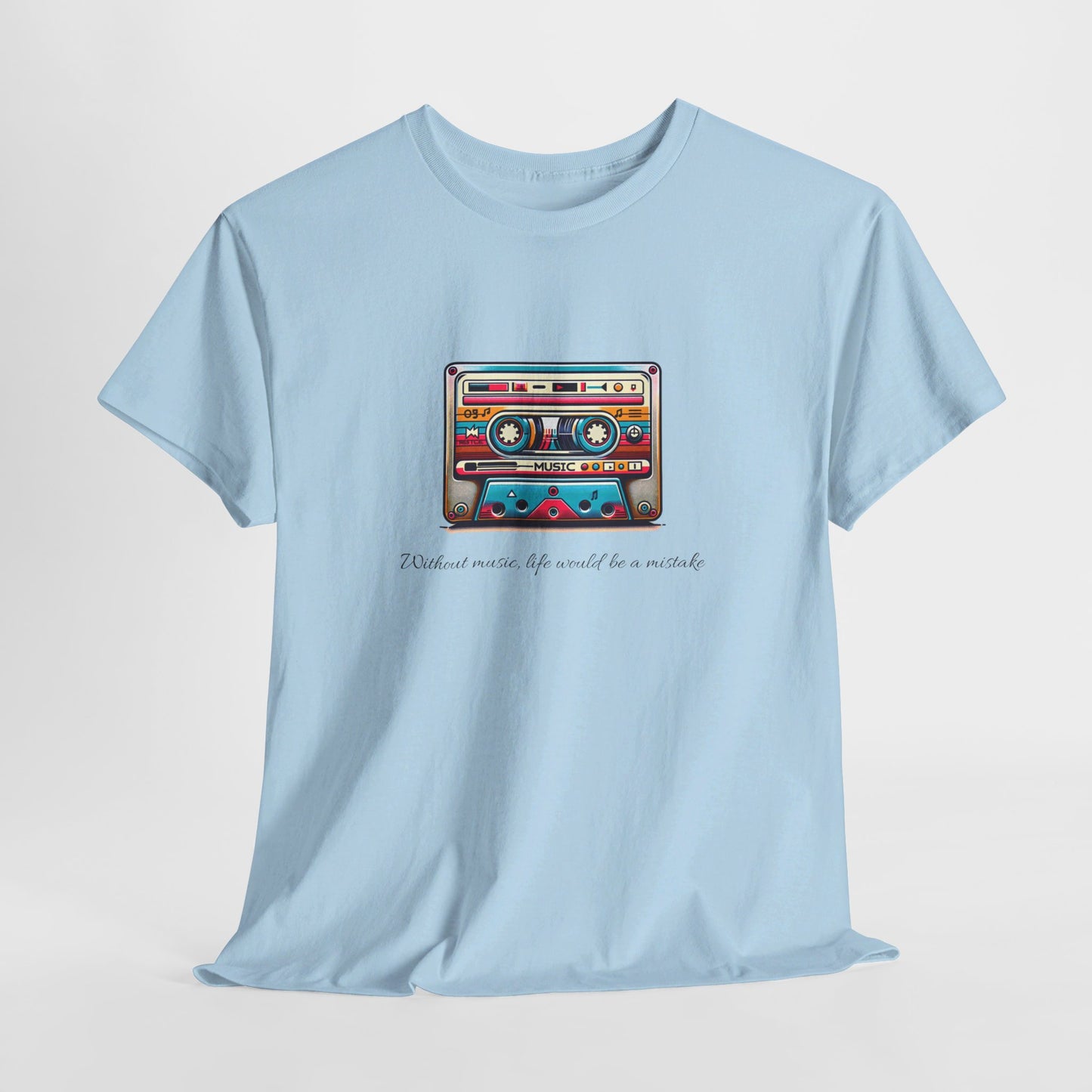 Musical Cassette - Unisex Heavy Cotton Tee