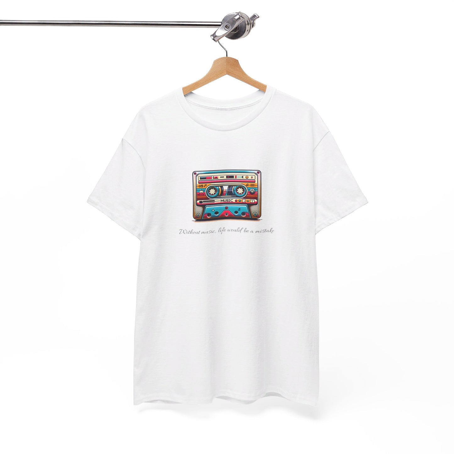 Musical Cassette - Unisex Heavy Cotton Tee