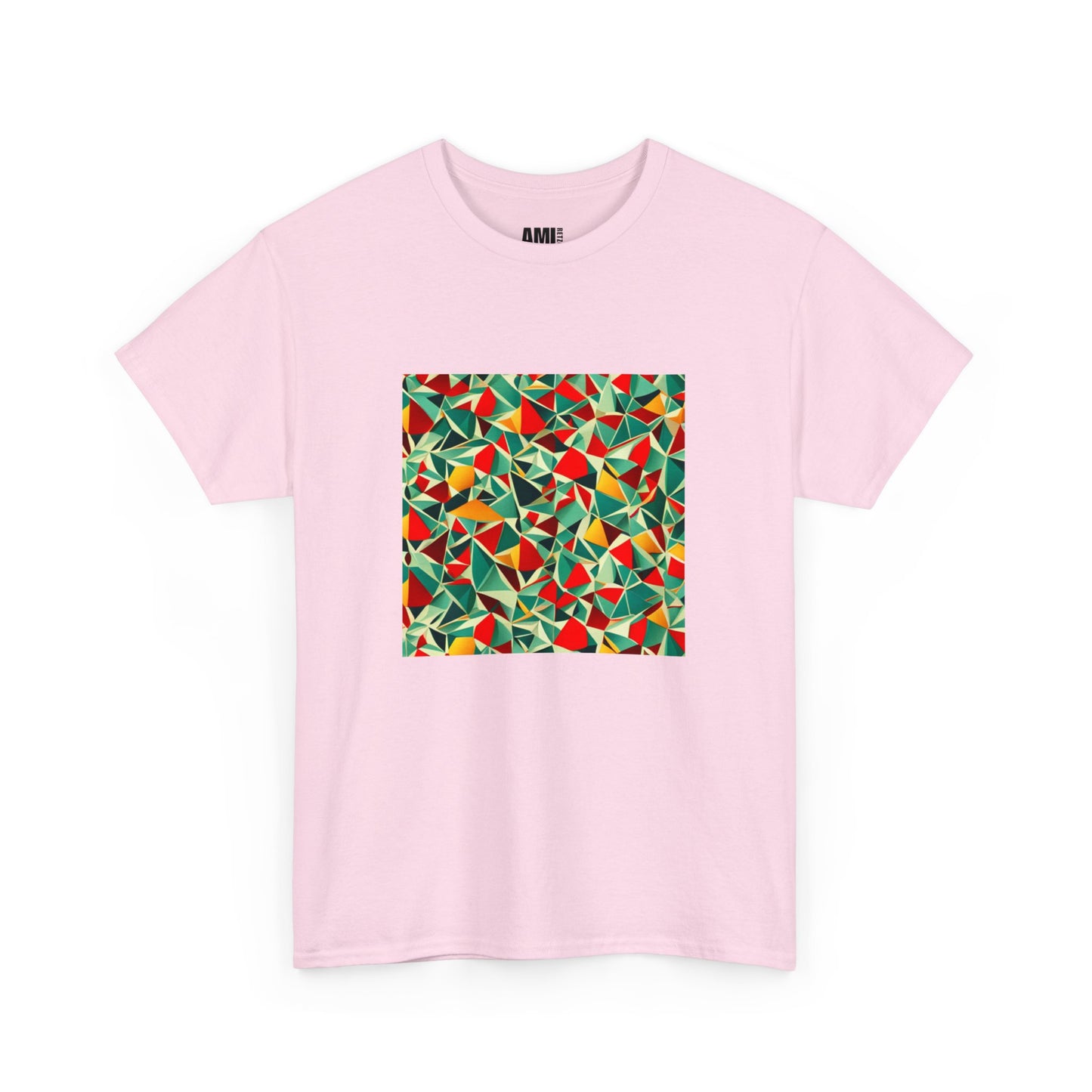 Colored mirror pattern - Unisex Heavy Cotton Tee