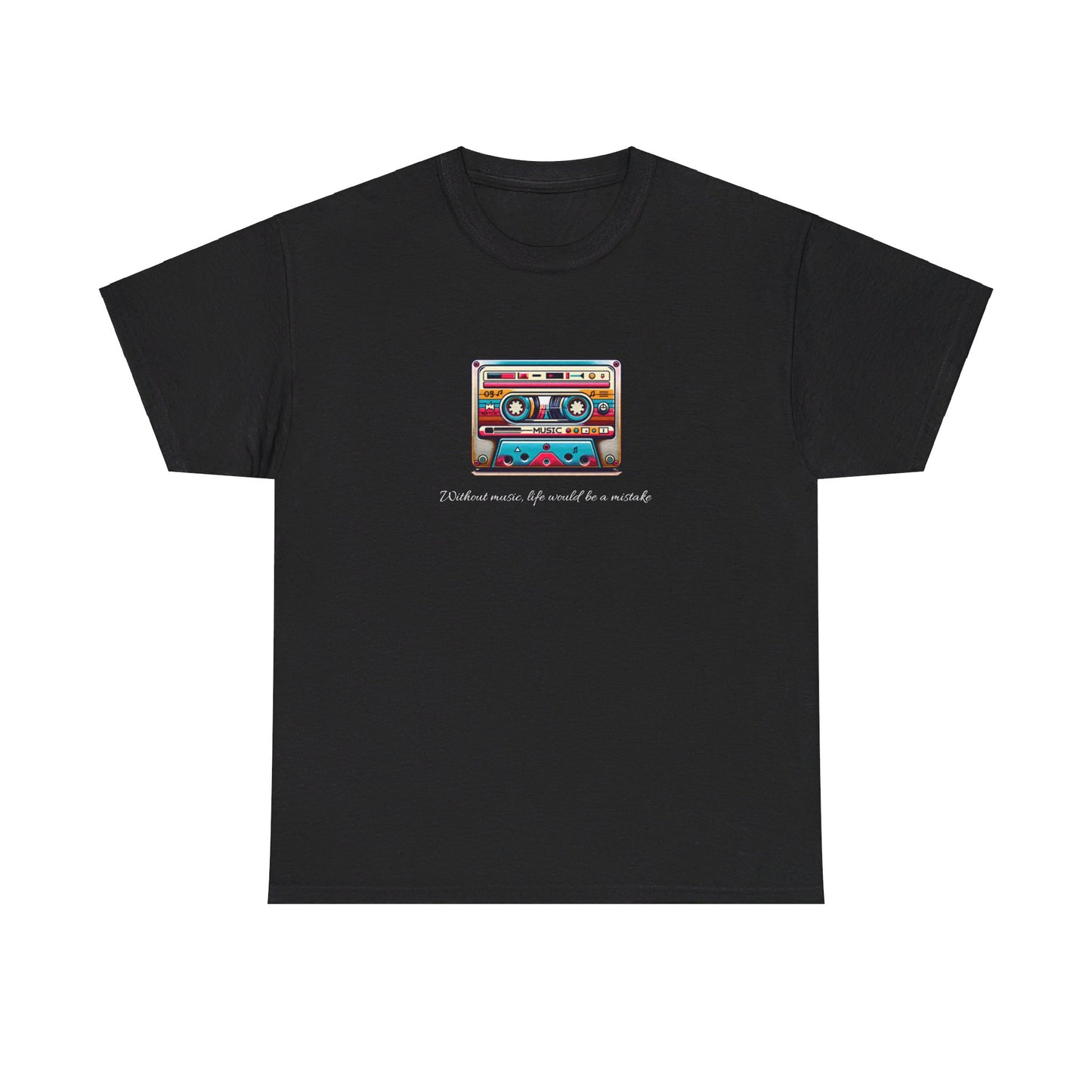 Musical Cassette - Unisex Heavy Cotton Tee