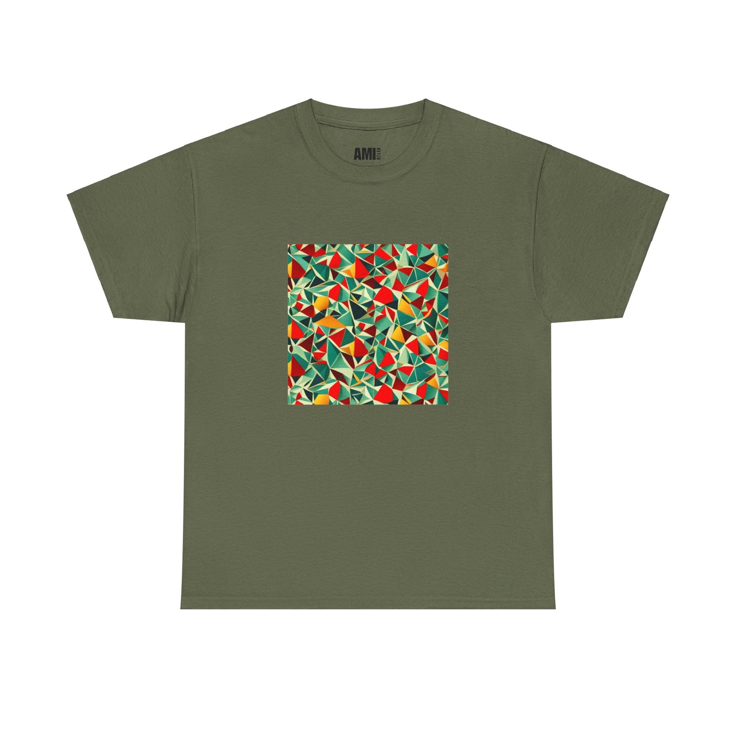 Colored mirror pattern - Unisex Heavy Cotton Tee