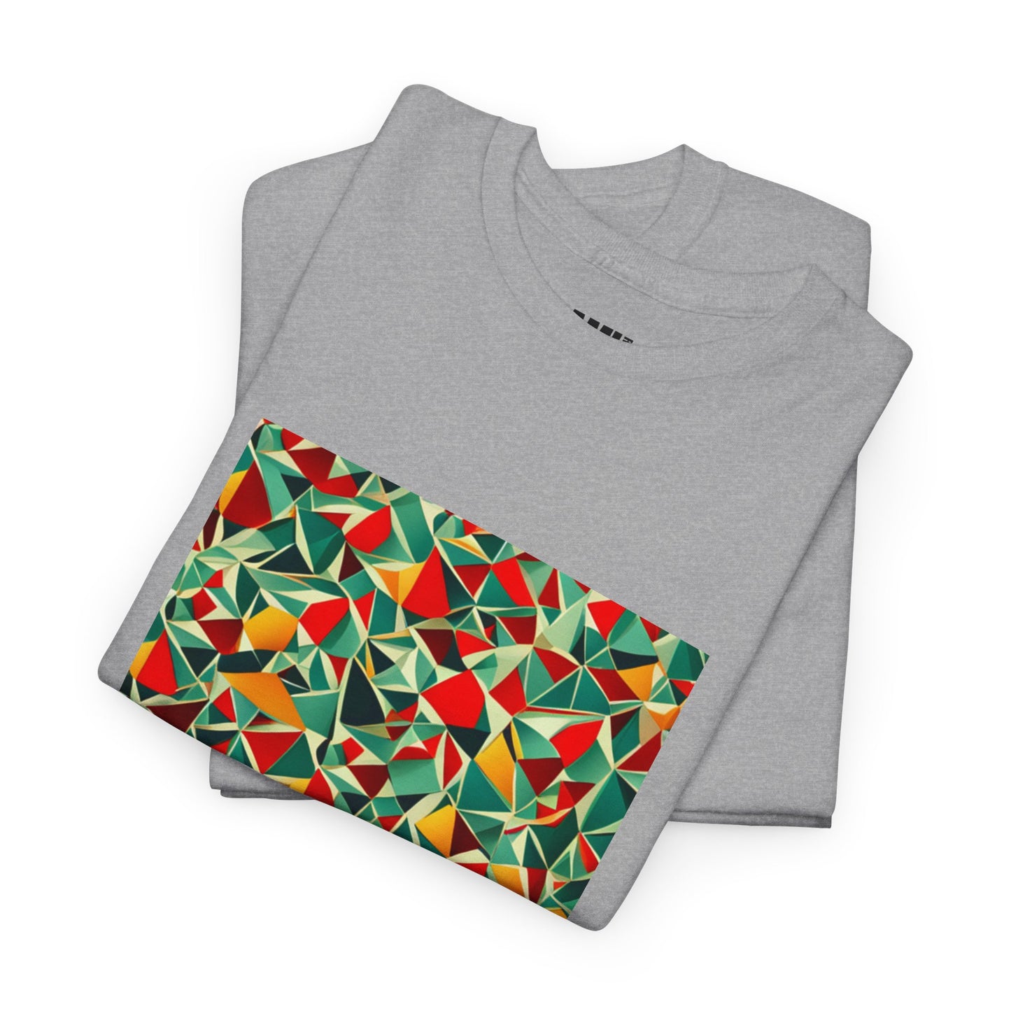 Colored mirror pattern - Unisex Heavy Cotton Tee