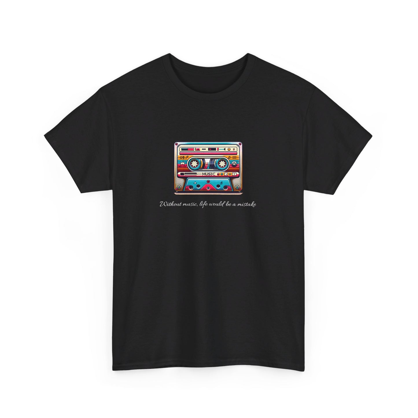 Musical Cassette - Unisex Heavy Cotton Tee