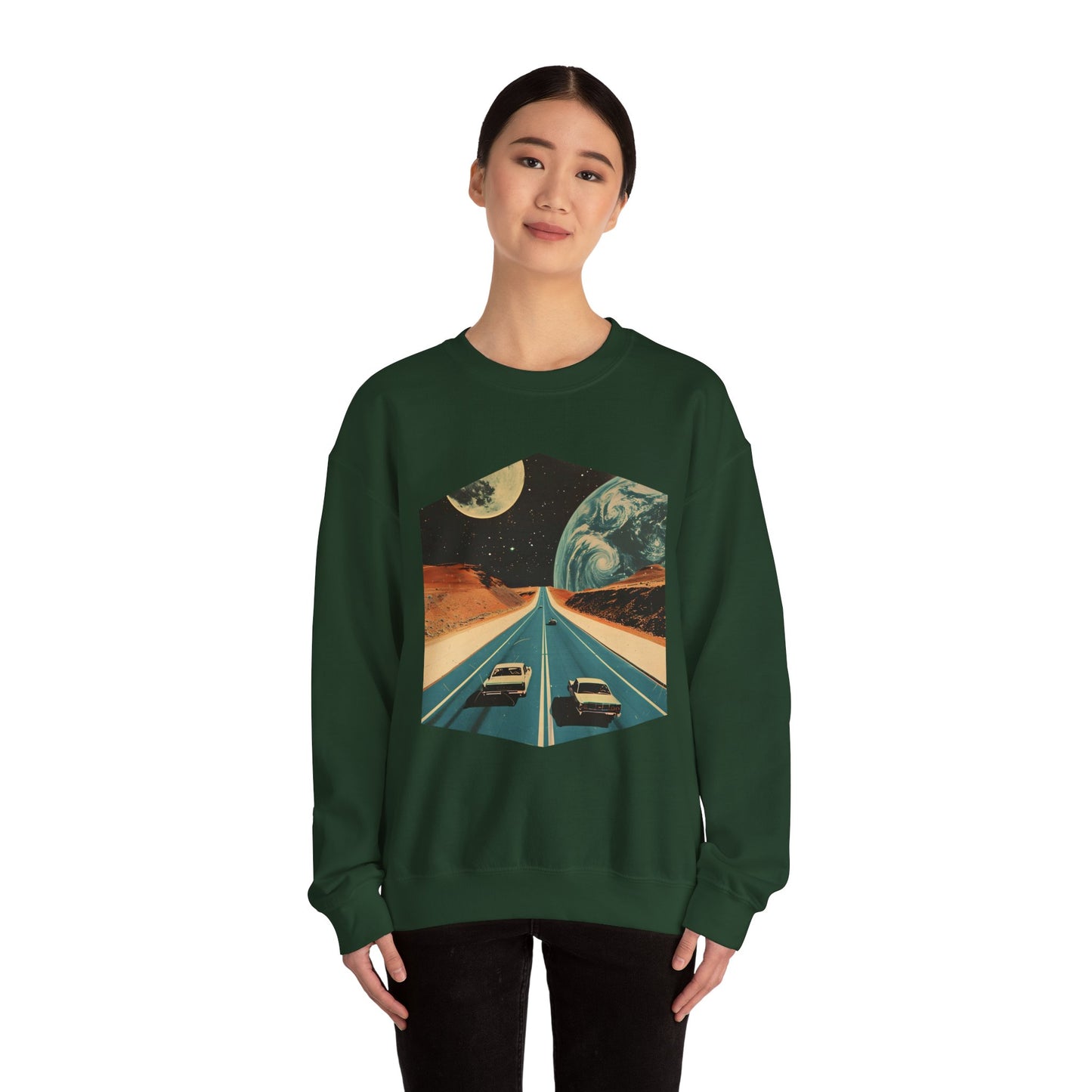 Vintage Space Highway Sweatshirt