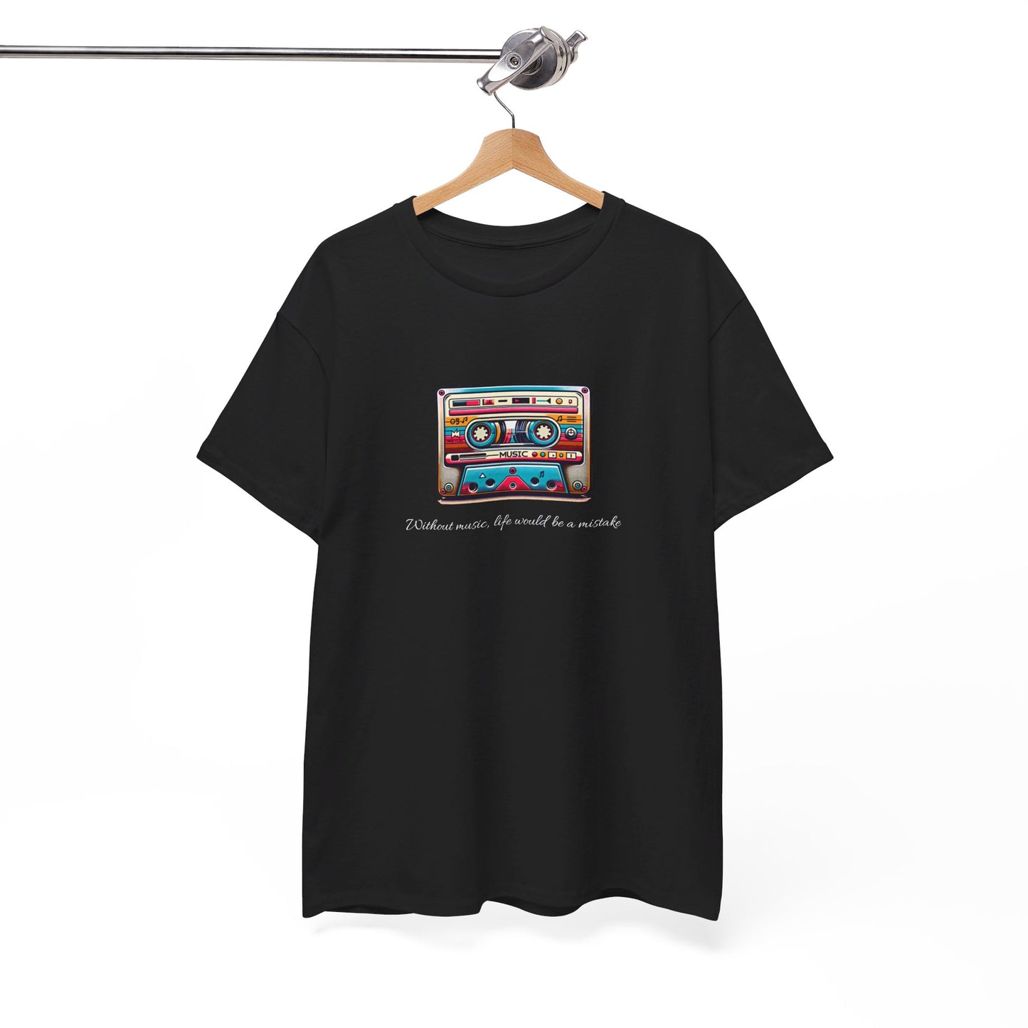 Musical Cassette - Unisex Heavy Cotton Tee