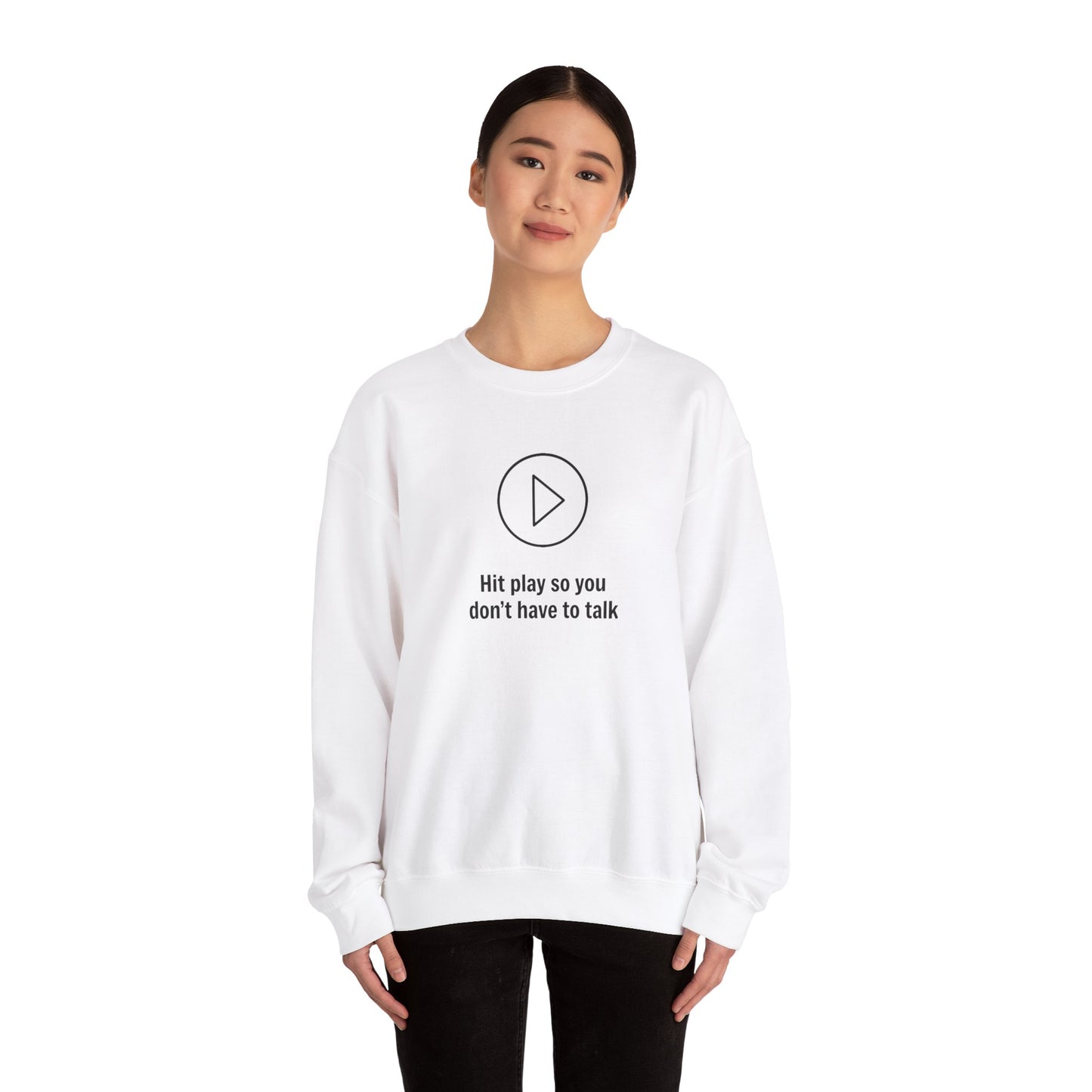 Hit Play - Unisex Heavy Blend™ Crewneck Sweatshirt