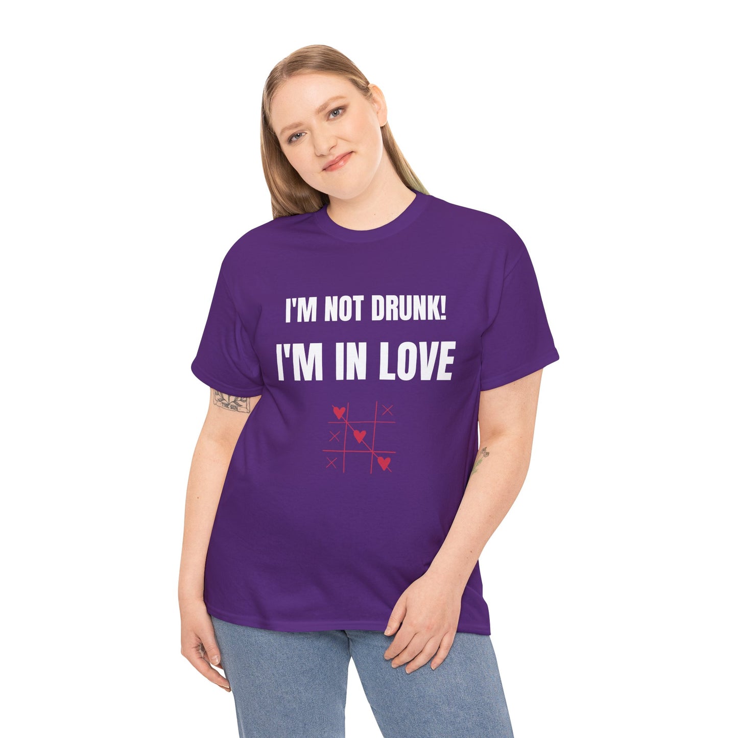 I'm not drunk, I'm in love! - Unisex Heavy Cotton Tee