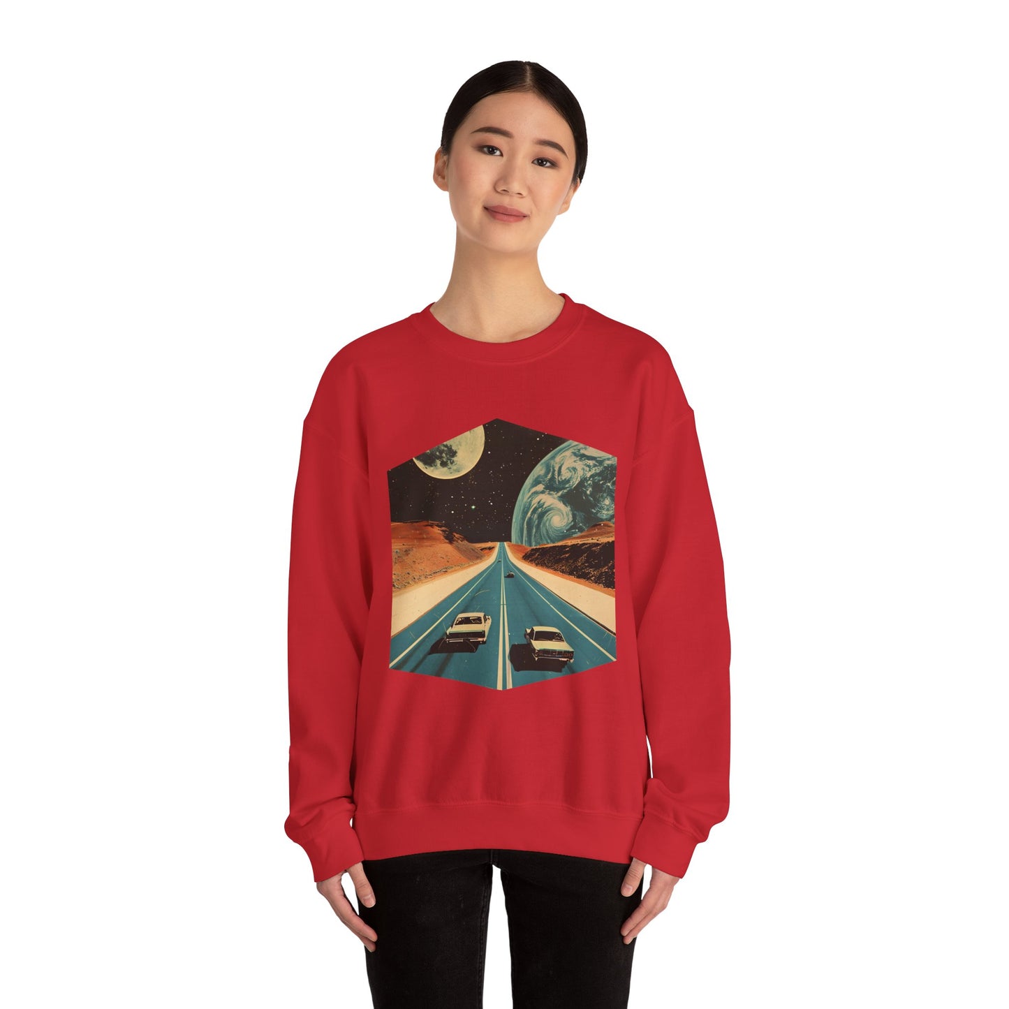 Vintage Space Highway Sweatshirt