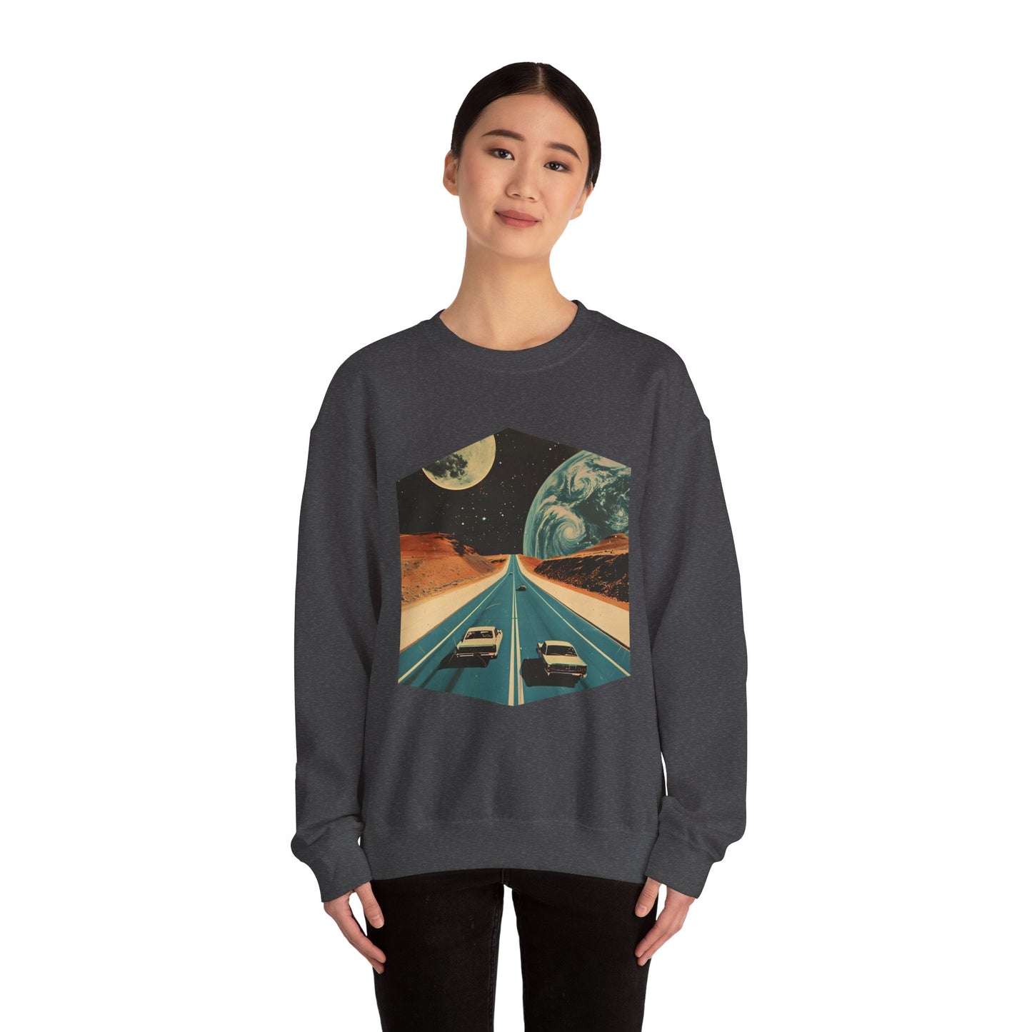 Vintage Space Highway Sweatshirt