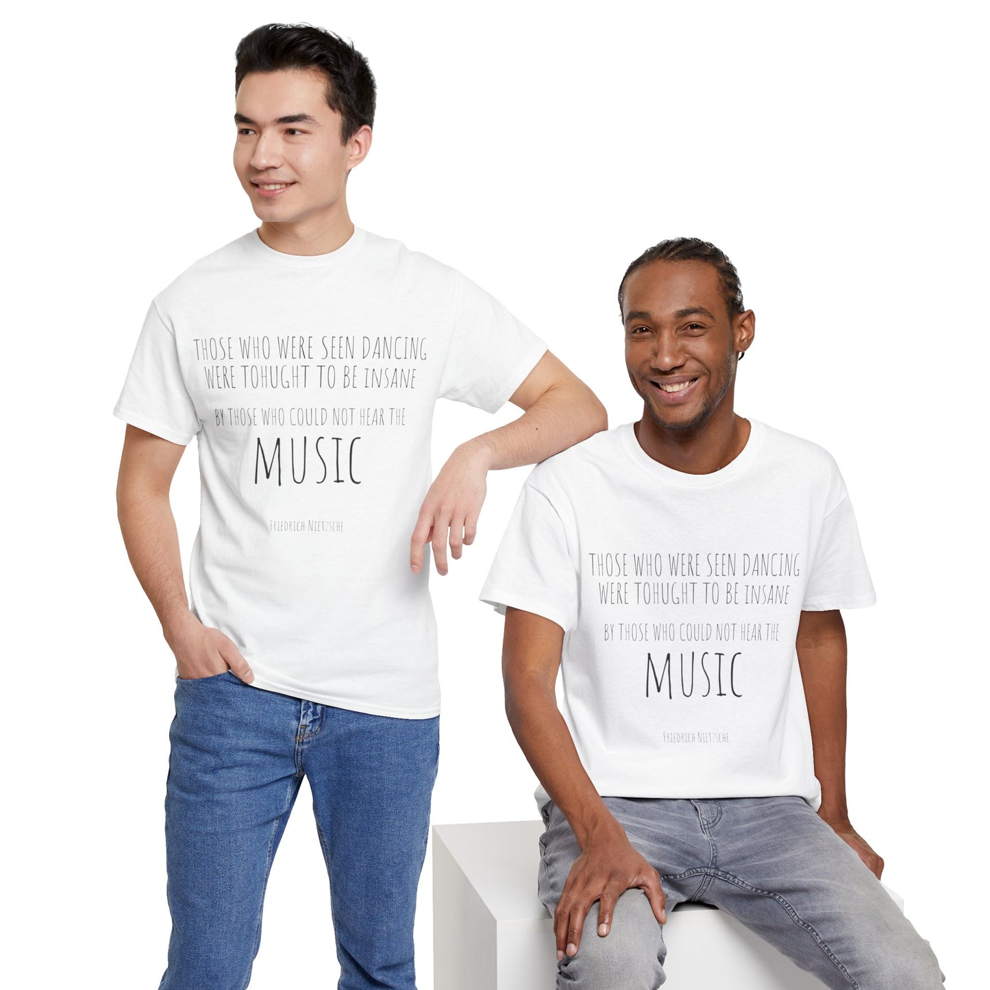 Those who were seen dancing - Unisex Heavy Cotton Tee