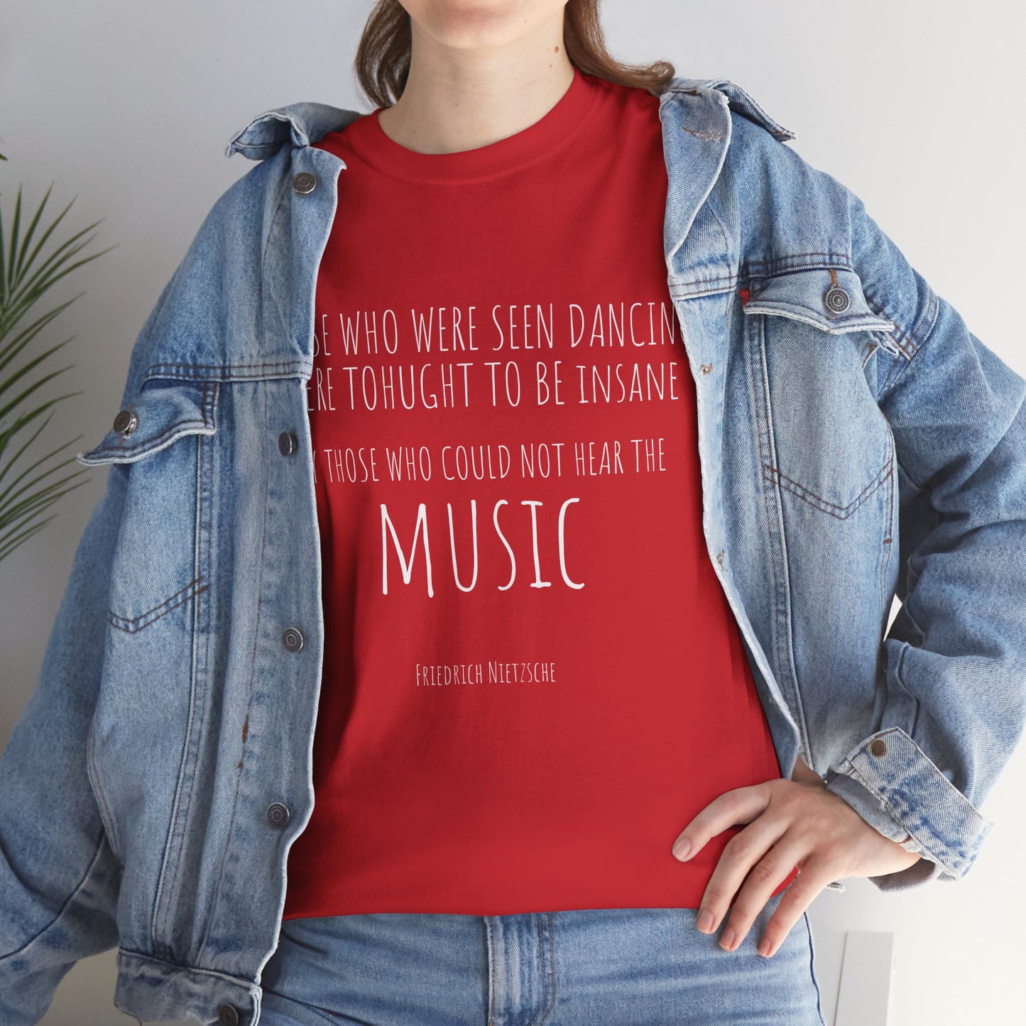 Those who were seen dancing - Unisex Heavy Cotton Tee