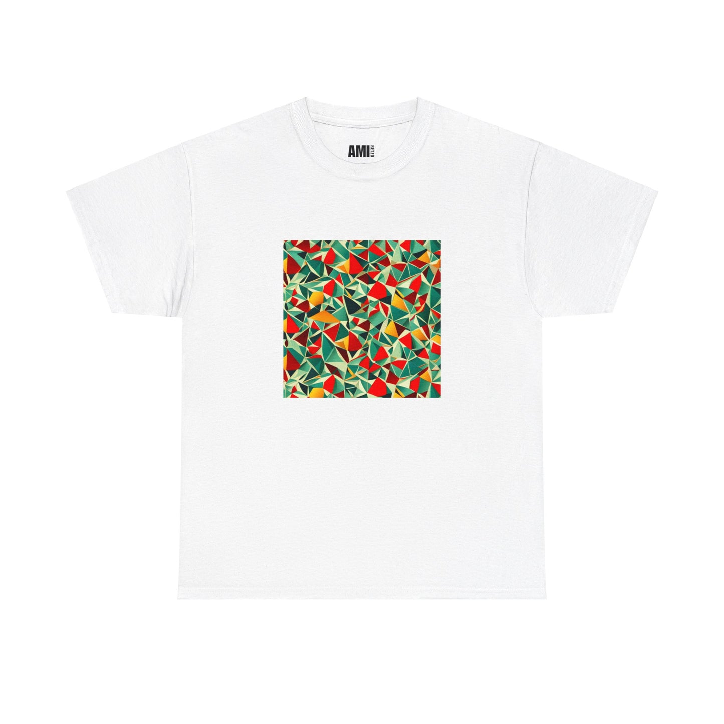 Colored mirror pattern - Unisex Heavy Cotton Tee