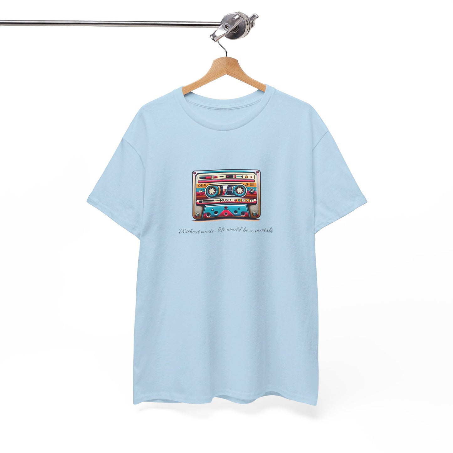 Musical Cassette - Unisex Heavy Cotton Tee