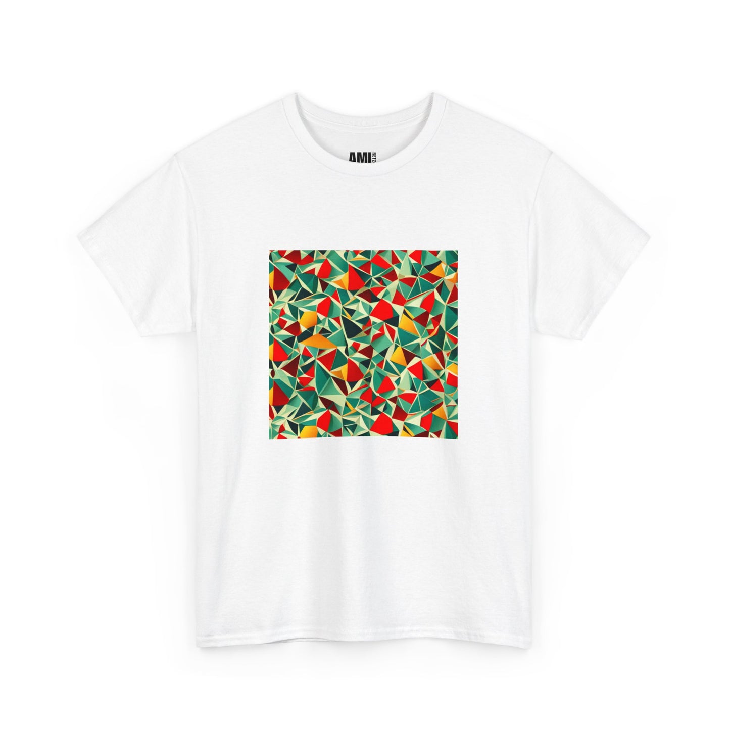 Colored mirror pattern - Unisex Heavy Cotton Tee