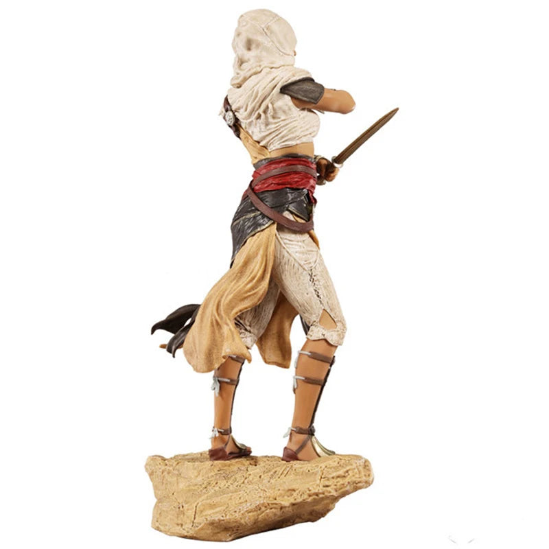 Assassins Creed Aya & Bayek Action Figure High Quality PVC Statue Character Model Toys Gift 28CM