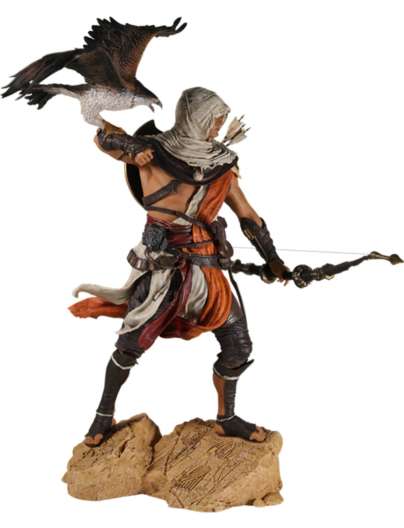 Assassins Creed Aya & Bayek Action Figure High Quality PVC Statue Character Model Toys Gift 28CM