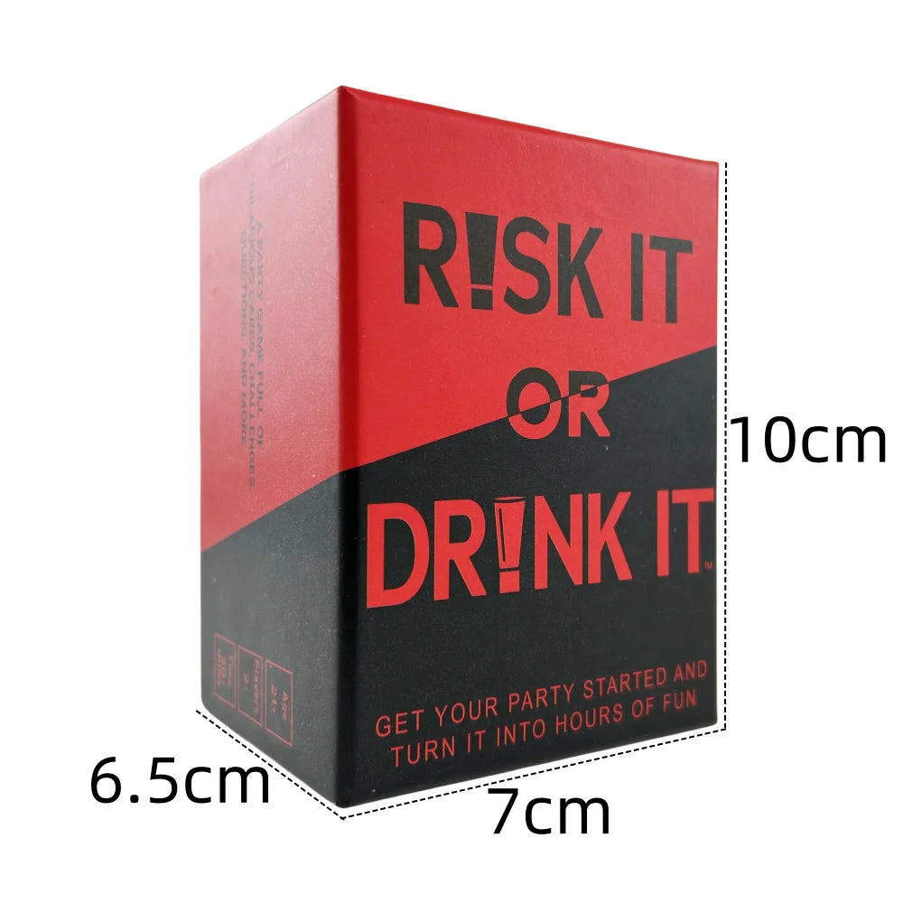 Risk It Or Drink It Card Game Drinking Game Pregame Dares